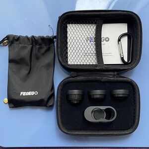 FEGEGO Camera Lens Kit with Case
